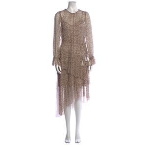 ZIMMERMANN Floral Print Long Dress